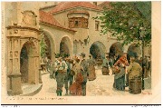 M&uuml;nchen. Hof im Kgl Hofbrauhaus