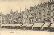 Bruges. Maisons de la Grande-Place
