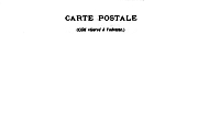 CARTE POSTALE C&ocirc;t&eacute; r&eacute;serv&eacute; &agrave; l'adresse reste blanc