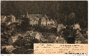 Clerf. Vue de la route de Marnach