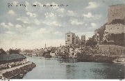 Huy. Vue panoramique de la Meuse