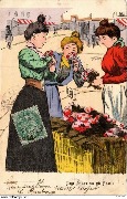 Les Trottins de Paris. (La marchande de fleurs)