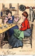 Les Trottins de Paris. (Dans l'atelier de couture)