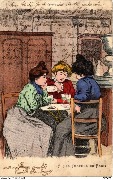 Les Trottins de Paris. (Au caf&eacute;)