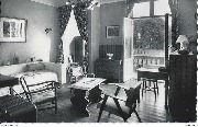 Manoir de Là Bas Aische-en Refail (lez Perwez)Un des appartements garnis avec terrasse sur le parc