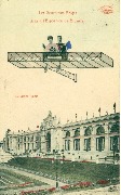 Les souverains Belges visitant l'Exposition de Bruxelles. Le grand Palais