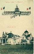 Le Ka&iuml;ser visitant l'Exposition de Bruxelles (en a&eacute;roplane)