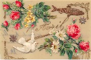 1er Avril(colombe,poisson,roses...)