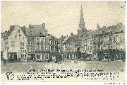 Ath. Grand'Place - Maison du 16e si&egrave;cle et Eglise St-Martin