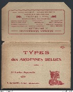 Type des ardennes belges 10 cartes aquarelle. M Marcovici Editeur Bruxelles