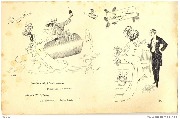 Sager K.F.,Paris 4270 (Bien parisienne) Bonne ann&eacute;e. 5 dessins