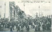 Les ruines du Palais de la Belgique .Vues du Pavillon de Bruxelles