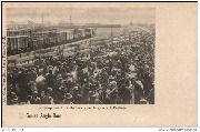 La Guerre Anglo-Boer / Embarquement de chevaux pour la guerre à Pretoria