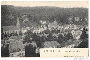 La Rochette.Fels  Vue prise des ruines