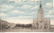 Tirlemont.La Grand'Place et 'Eglise N.-Dame au lac