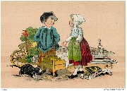 La petite marchande de fromage - De kleine kaaserkoopster