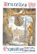 Bruxelles 1910 Reproduction du Timbre-R&eacute;clame
