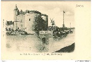 Bruges. La Porte de St. Croix et les Moulins des Remparts
